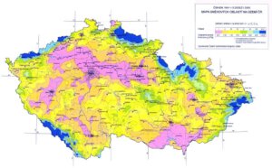 mapa snehovych oblasti cr